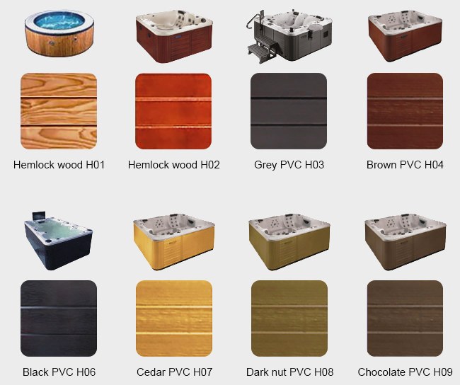 Цвета обшивки бассейна Sunrans Цвета обшивки бассейна Sunrans