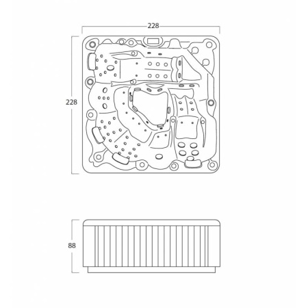 Спа бассейн Treesse Fortaleza